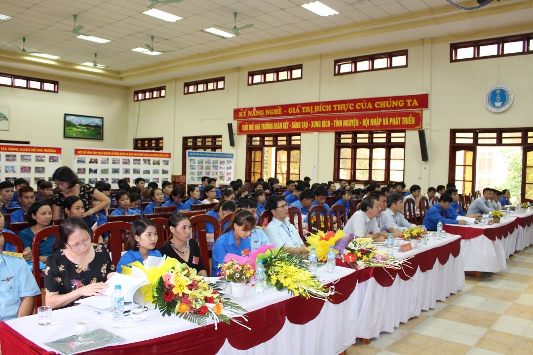 Đại hội Đoàn TNCS Hồ Chí Minh Trường Cao đẳng nghề Công nghệ và Nông lâm Đông Bắc
