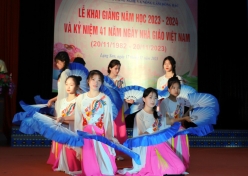 Lễ Khai giảng năm học 2023- 2024 và kỷ niệm ngày Nhà giáo Việt Nam 20/11/2023