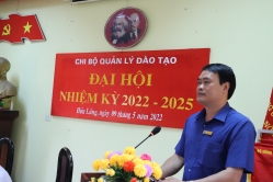 ĐẠI HỘI CHI BỘ TRỰC THUỘC ĐẢNG BỘ TRƯỜNG, NHIỆM KỲ 2022 - 2025